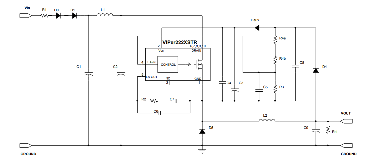 Schematic - STMicroelectronics STEVAL-VP22201B Evaluation Board